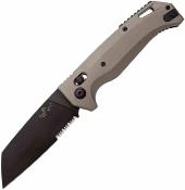 BCAC2200ALDEBSR Bear OPS KATAKT III Auto Couteau Automatique Lame acier M390 Wharncliffe Manche Dark Earth Made In USA – Livraison Gratuite