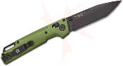 BCU26MAR Bear OPS Nekama I | Couteau Lame Modified Tanto Acier 14C28N DLC | Manche Bomber Green Aluminum Pin-Up - Livraison Gratuite