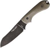 BRAD3SF102NA Couteau Bradford Guardian 3 Sheepsfoot Lame Acier AEB-L Manche OD Green Étui Cuir Origine USA | Livraison Gratuite