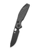BTKMK12F2 Couteau Bestechman Angry Owl Black Lame Acier D2 Black PVD Manche G-10 - Livraison Gratuite