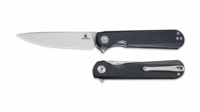 BTKMK13A Couteau Bestechman Flick Linerlock Drop Point Acier D2 Manche G10 Black Ball Bearing - Livraison Gratuite