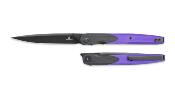 BTKMK14E Couteau Bestechman Lanza Lame 14C28N Finition Noire Manche G10 Noir/Violet Linerlock – Livraison Gratuite