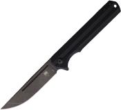 CBTSLGBLK Couteau CobraTec Streamline Black Lame Trailing Point Acier D2 - Livraison Gratuite