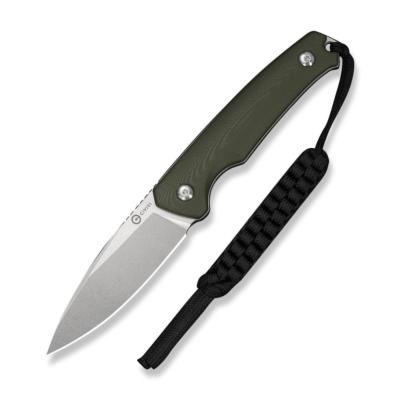 CIVC20076B1 Couteau Fixe Civivi Altus Lame Acier 14C28N Manche G10 Vert OD Étui Kydex - Livraison Gratuite