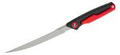 CIVC22029B1 CIVIVI Shawka Fillet – Couteau Pliant Fillet Lame Trailing Point 14C28N Manche Aluminium Noir & Rouge Étui Nylon - Livraison Gratuite