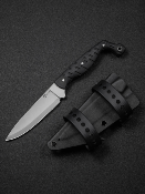 CIVC230781 CIVIVI MDRN Hunter C23078-1 – Couteau Fixe Drop Point | Lame Nitro-V Stonewashed | Manche G10 Noir Etui Kydex - Livraison Gratuite