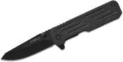 CM19395 Camillus Choff Couteau Pliant Lame Drop Point  Acier 420 Titane Noir Manche GFN - Livraison Gratuite