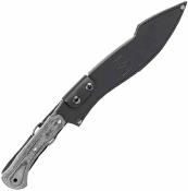 CTK134412HC Couteau Condor Night Kukri Lame Acier Carbone 1075 Manche Micarta Housse Cuir El Salvador | Livraison Gratuite