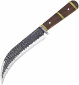 CTK398309HC Condor Tool & Knife - Couteau Invictus Corvo Manche Noyer Lame Acier 1095 Etui CUir Salvador - Livraison Gratuite