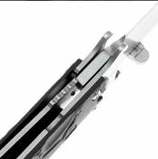 DGR2402BBKSW Daggerr Knives Peremen Zubry – Couteau Pliant Lame Acier 8Cr14MoV Linerlock Manche FRN Noir – Livraison Gratuite