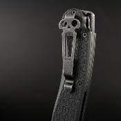 DGRVDFBKBW Couteau Daggerr Vendetta Lame Dagger Acier 8Cr13MoV Manche FRN Noir Liner Lock - Livraison Gratuite