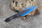 CN211536BL Set de 6 Couteaux de Lancer Rite Edge Lame Inox Finition Bleu/Noir Étui Nylon -  Livraison Gratuite