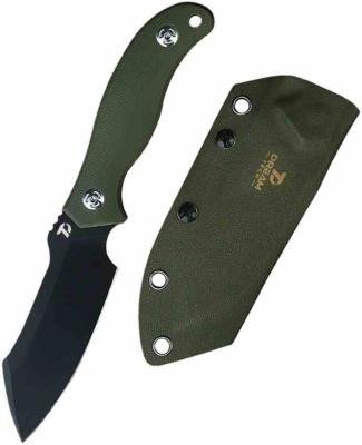 D4110GB Couteau de Survie Dreamtech Lame Acier DC53 Blk Manche G10 Vert Housse Kydex - Livraison Gratuite