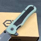 G1066479 Couteau Gerber Confidant | Lame Drop Point Acier Inox Black Oxide | Manche Jade G10 & Bamboo Linerlock - Livraison Gratuite