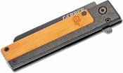 G4051 Couteau Gerber Quadrant Flipper Lame Sheepfoot Acier 7Cr17MoV Manche Acier/Bambou – Livraison Gratuite