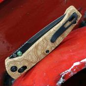 HO24459 Couteau Hogue Mysto Wood Lame Acier CPM-Magnacut Manche Richlite Maple Valley ABLE Lock USA - Livraison Gratuite