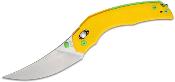 J1955YE Couteau CJRB Nanner Lame Persian Acier AR-RPM9 Manche G10 Jaune Ball Bearing Crossbar - Livraison Gratuite