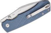 J1962BU Couteau CJRB Kestrel Lame Acier AR-RPM9 Manche G10 Blue Linerlock - Livraison Gratuite