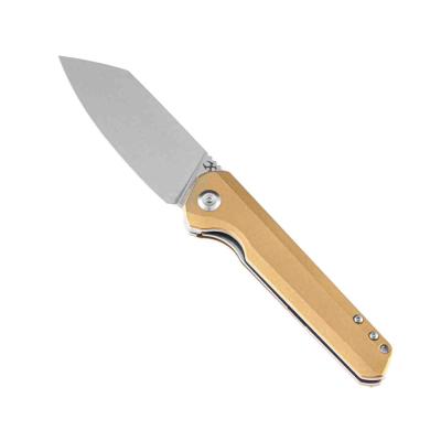 K1028C1 Couteau Kansept Bulldozer Brass Lame Acier S35VN IKBS - Livraison Gratuite