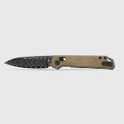 KIV34582CDA2 Couteau Kizer Begleiter 2.9 | Lame Acier Damas | Manche Micarta Brown Norplex Clutch Lock | Livraison Gratuite