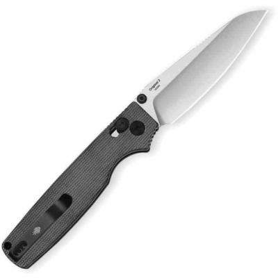 KIV36052SA1 Kizer Original 2 - Couteau Pliant Lame Modified Drop Point Acier 14C28N Manche Micarta Black Clutch Lock - Livraison Gratuite