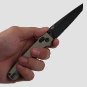 KIV36052TA1 Kizer Original 2 | Couteau Pliant Lame Tanto Acier 14C28N | Manche Aluminium Vert | Clutch Lock | Livraison Gratuite