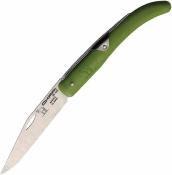 KO02580 Okapi – Couteau Pliant Lame Acier N690 Satin Clip Point Manche OD Green GFN Slip Joint – Livraison Gratuite