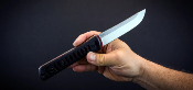 KP41030 Apoc Breeden Torrent – Couteau Fixe | Lame Drop Point D2 Deux Tons | Manche Micarta Noir/ G10 Rouge | Étui Kydex  - Livraison Gratuite