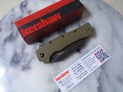 KS1423OL Kershaw Dawnstar | Couteau Pliant Assisté | Lame Hawkbill Acier 8Cr13MoV | Manche GFN Green - Livraison Gratuite