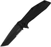 KS1990ST Couteau Kershaw Brawler Semi Automatique - Lame Tanto Acier 8Cr13MoV Sécurité Liner Lock - Livraison Gratuite