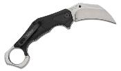 KS2064SW Couteau Kershaw Outlier Karambit Pliant A/O Lame Acier 8Cr13MoV Manche FRN Black Verrouillage Liner Lock - Livraison Gratuite 