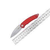 KUB333F Couteau Kubey Leaf Red Lame Acier AUS-10 IKBS - Livraison Gratuite