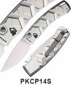 PKCP14S Couteau Automatique Piranha Auto X Lame Acier 154CM Manche Aluminium Argent USA – Livraison Gratuite