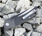 QS129A Couteau QSP Harpyie G10/Carbon Fiber Lame Acier CPM S35VN IKBS - Livraison Gratuite