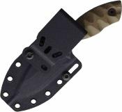 RN9471OD Ranger Knives Model 3 Lame Acier 1095 Carbon Black Coated Manche Micarta OD USA - Housse Kydex - Livraison Gratuite