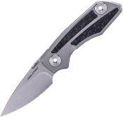 RS7101CF Couteau Real Steel Delta 2600 Titane/CF Lame Acier S35VN - Livraison Gratuite
