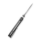 S230321 Couteau Sencut Pulsewave Black Lame Acier 9Cr18MoV Satin IKBS - Livraison Gratuite