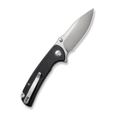 S230321 Couteau Sencut Pulsewave Black Lame Acier 9Cr18MoV Satin IKBS - Livraison Gratuite