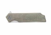 SIGTS8SG Couteau SIG Sauer Tsuru | Lame Tanto Acier 154CM Two-Tone | Manche OD Green Micarta Liner Lock - Livraison Gratuite