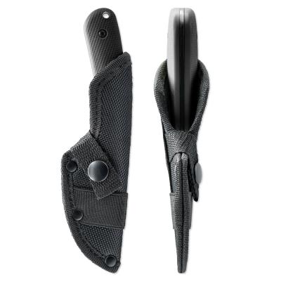 SKW17031 Couteau Skallywag Fireside Lame Acier 420 Finition Martelée PVD Manche Nylon Noir Étui Ceinture - Livraison Gratuite