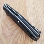 SMGF3101 Steel Will Tenet 2 SWF31-01 – Couteau Lame Acier D2 Satin Manche G10 Noir Linerlock Clip Ambidextre – Livraison Gratuite