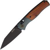 SRM259LAG Couteau SRM Medal 259L-AG | Lame Acier 14C28N Manche Alu/Bois Rosewood | Ambi Lock | Clip - Livraison Gratuite