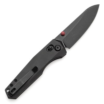 T1105V5 Couteau Tenable Beaver Cross Bar Lock Lame Nitro-V Manche Black - Livraison Gratuite