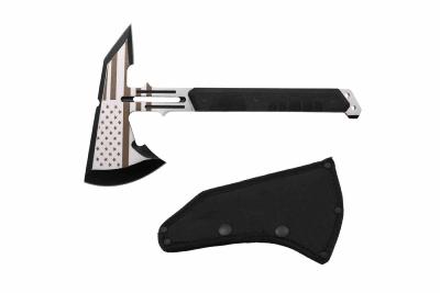 TF2AXEBK Tac-Force Tomahawk Tactique | Lame Acier 3Cr13MoV | Manche Nylon Renforcé | Étui FRN - Livraison Gratuite