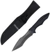 TFFIX120BK Couteau Tac Force Lame Fixed Blade Acier 3Cr13MoV Manche G10 Noir Etui Nylon - Livraison Gratuite