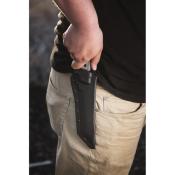 TP107D Couteau Fixe TOPS Steel Eagle 107D Lame Acier 1095 Manche Micarta Noir Étui Kydex Made In USA - Livraison Gratuite