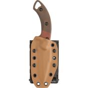 TPVTAC06 Couteau Fixe TOPS Crusader Lame Acier 1095 Manche Micarta Vert Étui Kydex Made In USA - Livraison Gratuite