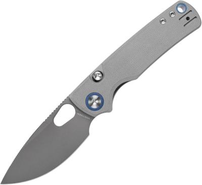 VOSA2607 VOSTEED Porcupine Couteau Lame Acier 14C28N Manche G10 Gray Top Liner Lock - Livraison Gratuite
