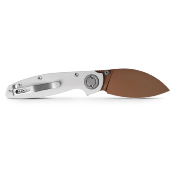 VOSA2808 Couteau Vosteed Shilin Cutter White Vanchor Lock Lame Acier 154CM Clip - Livraison Gratuite