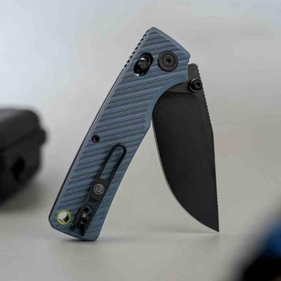 VOSA3102 Couteau Vosteed Porcupine ModSwap | Lame Acier 154CM Clip Point | Manche Blue G10 | Crossbar Lock | Livraison Gratuite